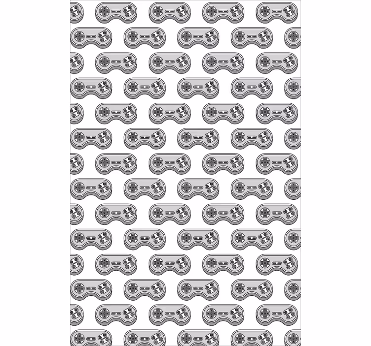 Gamer rollo graues controller-muster - TenStickers