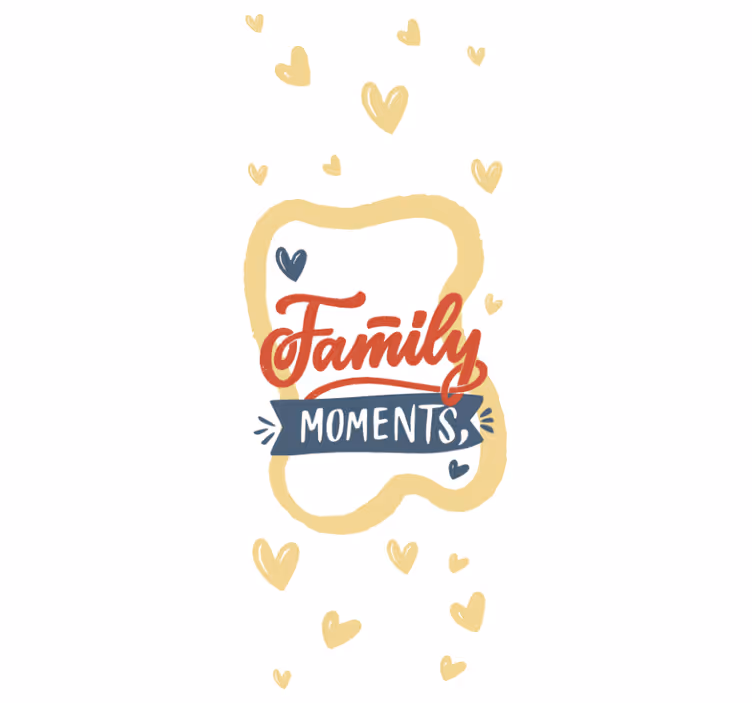 Rollo fenster spruch wertvolle momente mit familie - TenStickers