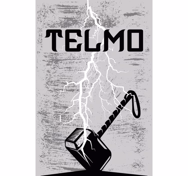 rollo Geeks Held des hammers - TenStickers