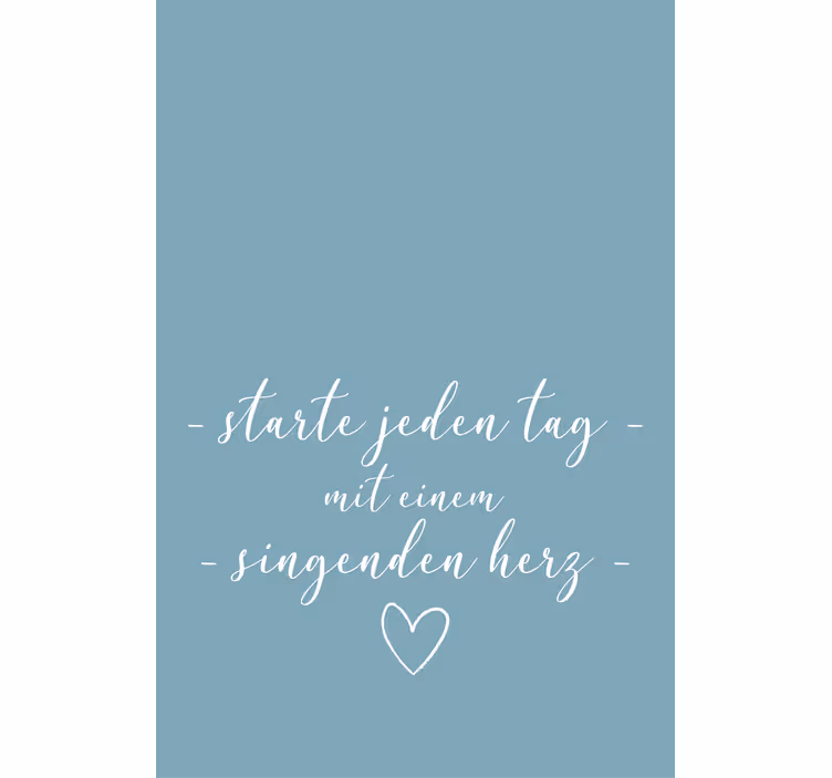 Rollo fenster spruch jeden tag inspiriert beginnen - TenStickers