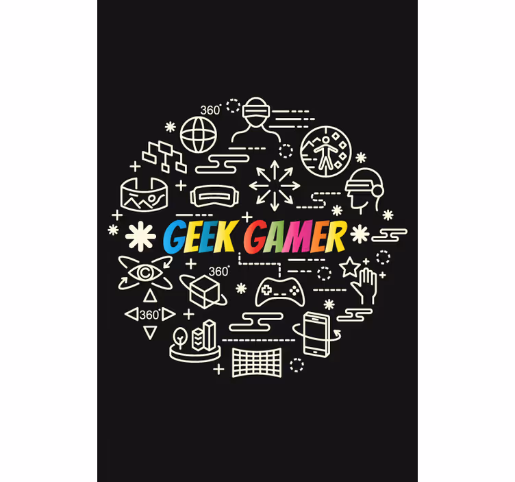 Gamer rollo gaming-kritzeleien - TenStickers