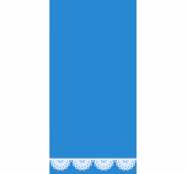 Rollo Fenster mit Muster farbton mit spitzendetail - TenStickers