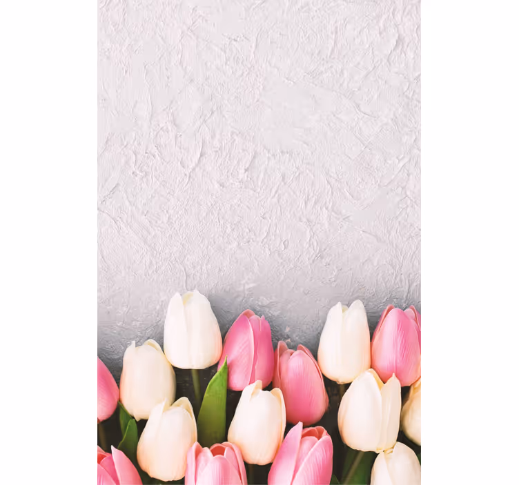 Rollo Fenster Blumen und Pflanzen tulpenblütenarrangement - TenStickers