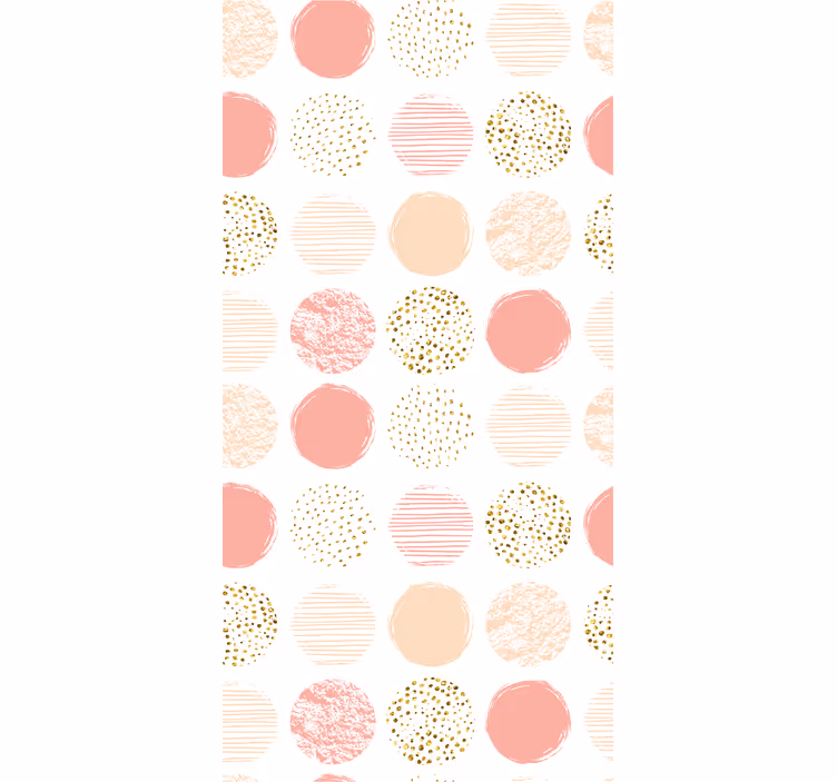 Fenster Rollo Modern pastellpunktvielfalt - TenStickers