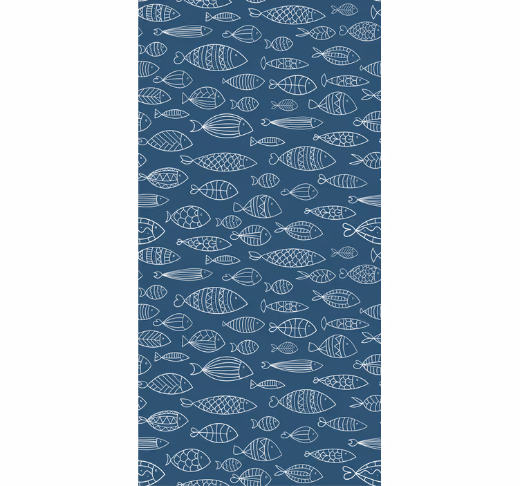 Rollo Fenster Tiere fischmusterdesign - TenStickers