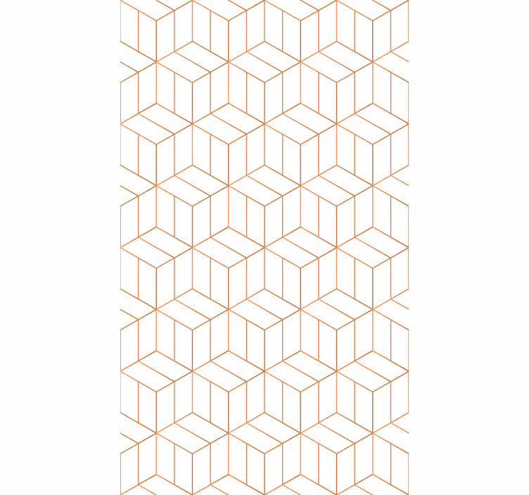 Fenster Rollo modern goldene Geometrie - TenStickers
