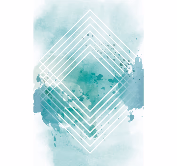 Fenster Rollo Modern geometrisches aquarellmuster - TenStickers