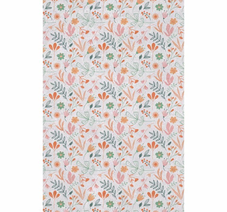Rollo fenster blumen und pflanzen botanisches paradies - TenStickers