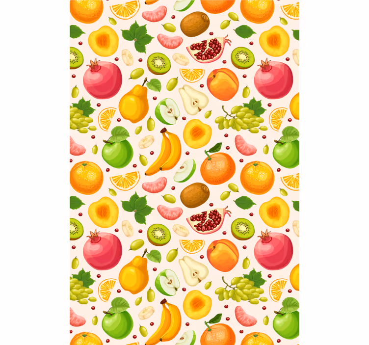 Rollo Küche Obst und Gemüse Muster - TenStickers