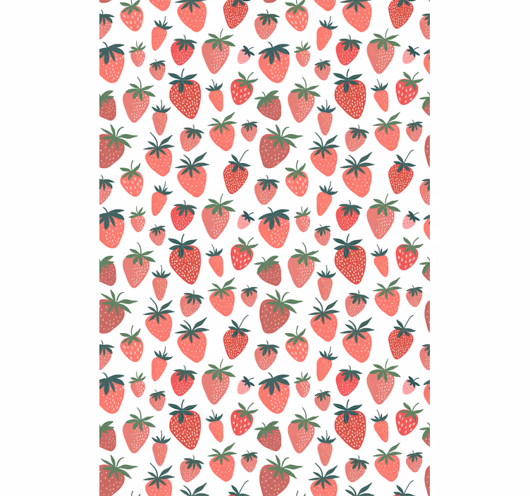 Rollo fenster obst mit erdbeerdesign - TenStickers