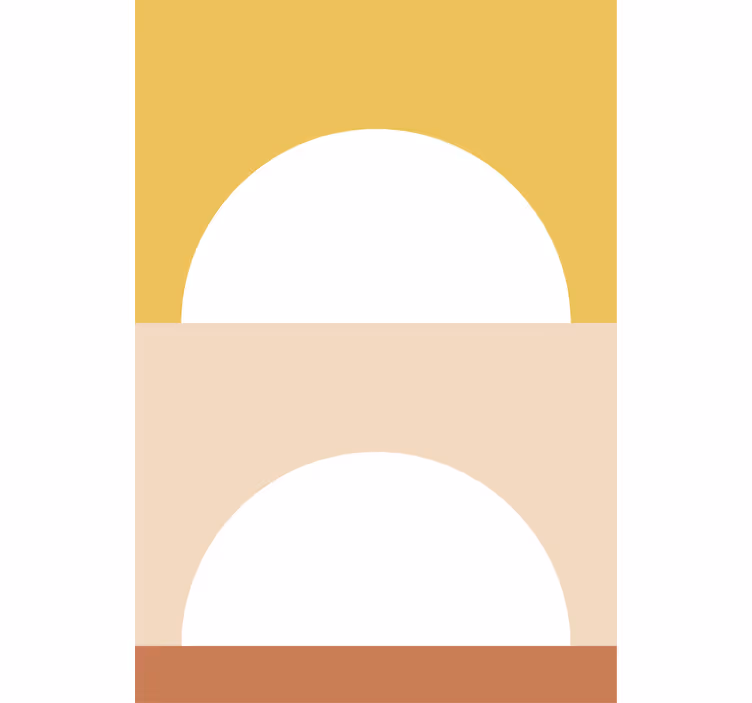 Fenster Rollo Modern kreise der aufgehenden sonne - TenStickers
