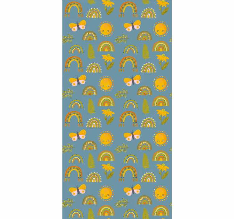 Rollo Fenster Baum sonniges regenbogen-design - TenStickers