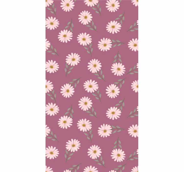Rollo fenster blumen und pflanzen gänseblümchen design - TenStickers