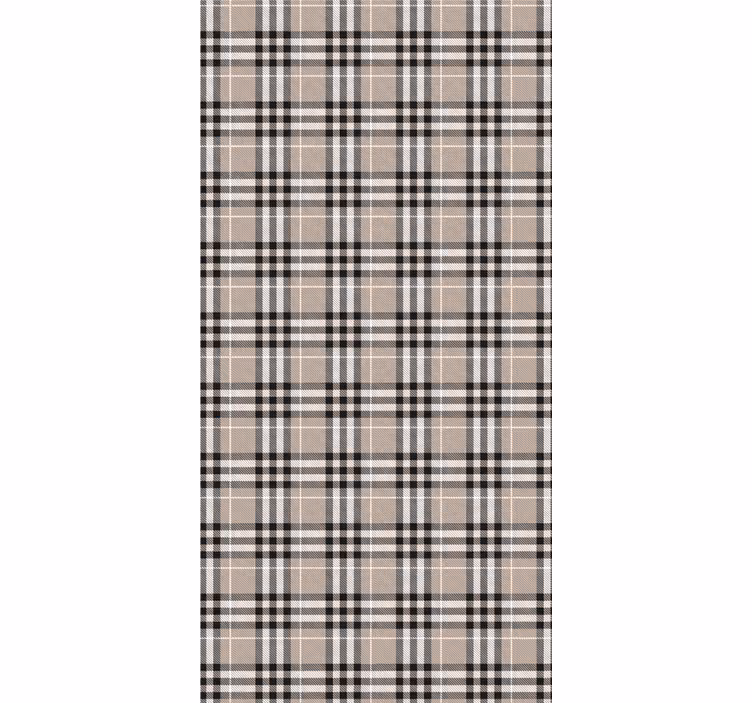 Rollo Fenster mit Muster klassisches karomuster - TenStickers