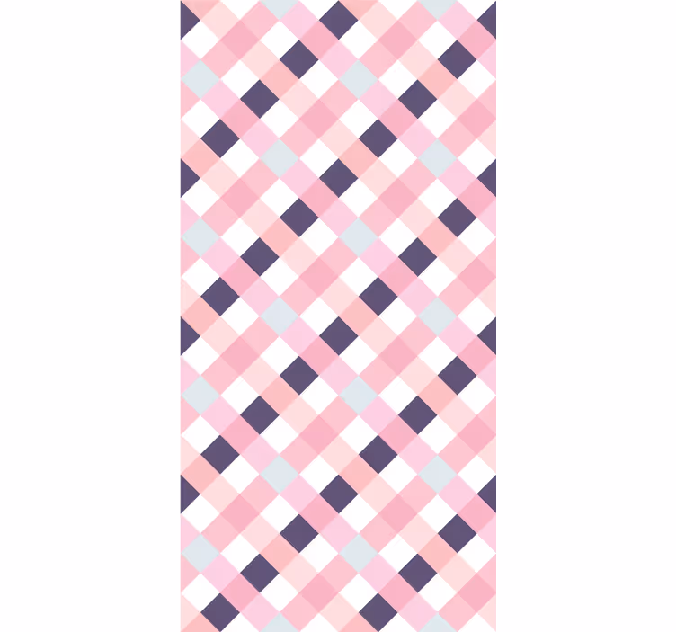Fenster Rollo Modern rautenmuster harmonie - TenStickers