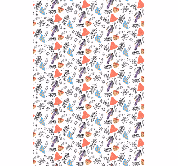 Rollo Fenster Blumen und Pflanzen flippiges blumendesign - TenStickers