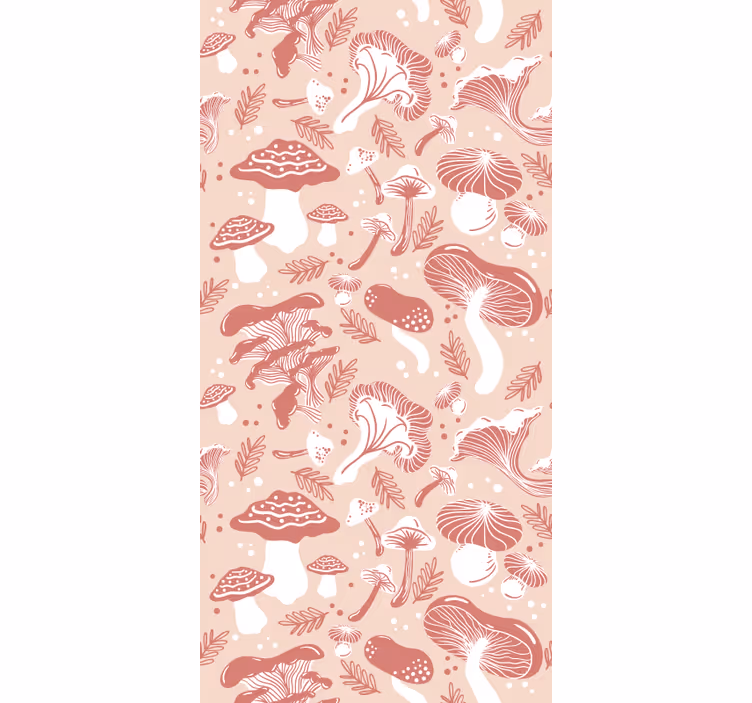 Rollo fenster blumenmuster pilzvielfalt muster - TenStickers