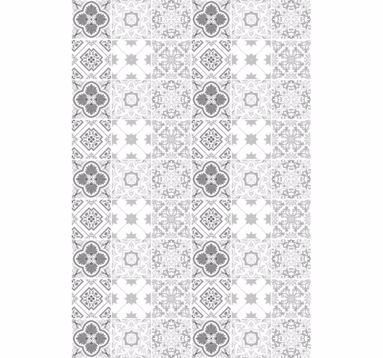 Rollo Fenster Spaß fliesen mit geometrischem muster - TenStickers