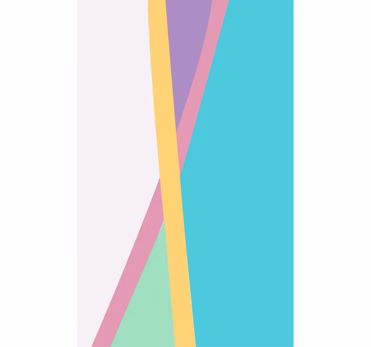 Fenster Rollo Modern geometrische bunte muster - TenStickers