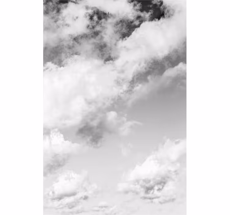 Rollo Fenster Wolken bewölkter himmel - TenStickers