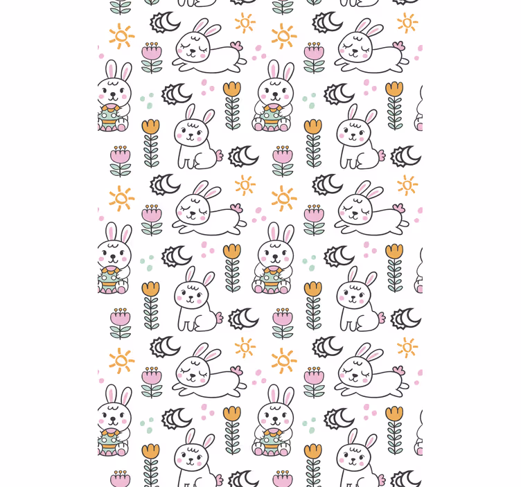 Rollo Fenster Tiermuster osterhasenmotiv - TenStickers