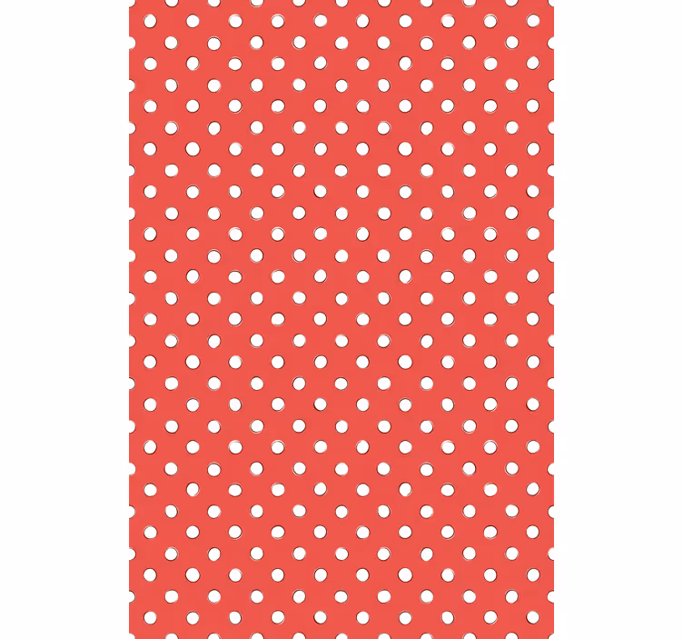 Rollo für Küche rote tupfen - TenStickers