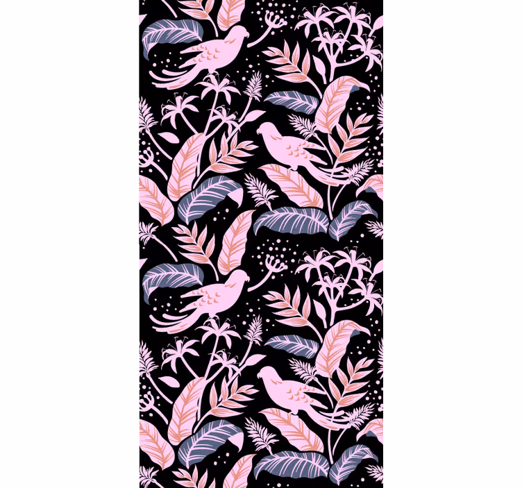 Rollo Fenster Tiermuster tropische vogelmotive - TenStickers
