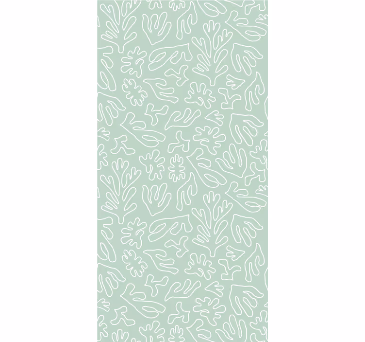 Rollo Fenster Blumen und Pflanzen stilvolle pflanzenmuster - TenStickers
