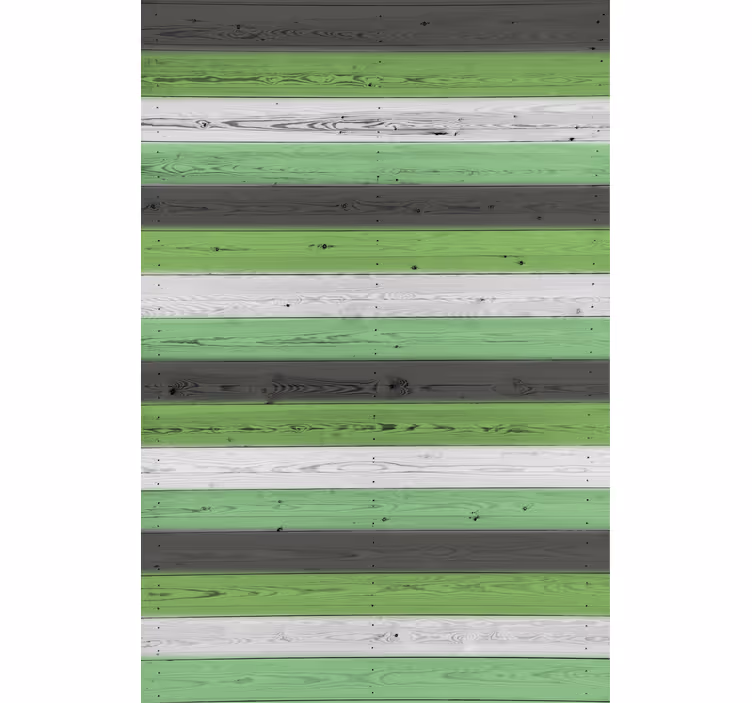 Rollo Fenster mit Muster grünes streifenmuster - TenStickers