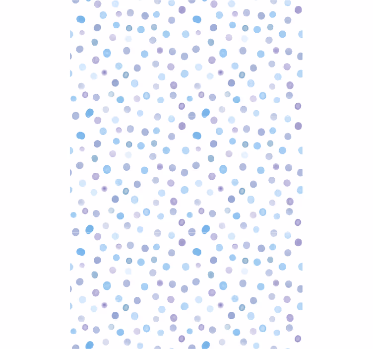 Rollo Fenster mit Muster blaue schattierungen punktmuster - TenStickers
