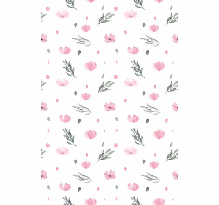 Rollo für küche mit zartem blumenmuster - TenStickers