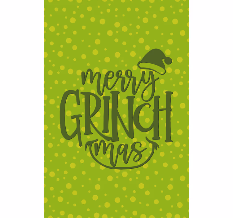 Rollo Fenster Spruch fröhliche grinchmas-jubel - TenStickers