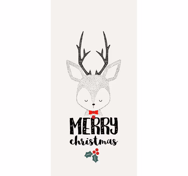 Weitere Rollos Frohe weihnachten mit rentierfreunden - TenStickers
