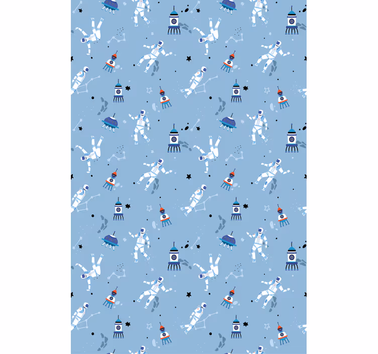 Gamer rollo astronauten und raketen - TenStickers
