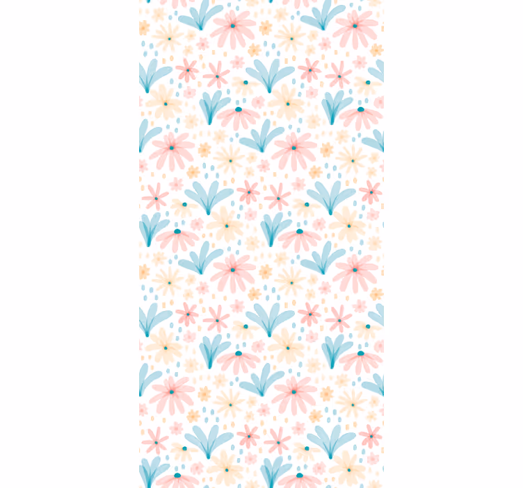 Rollo fenster blumen und pflanzen mit gänseblümchenmuster - TenStickers