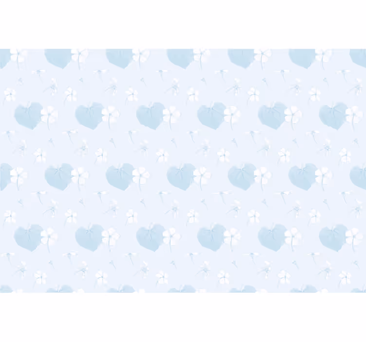 Rollo Fenster Blumen und Pflanzen zarte blumenherzen - TenStickers