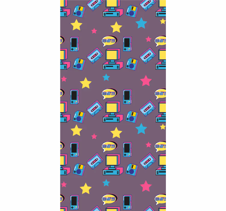Gamer rollo retro-gaming-symbole - TenStickers