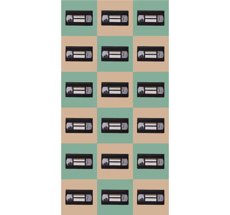 Rollo Fenster Vintagemuster retro-bandmuster - TenStickers