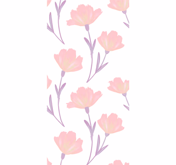 Rollo Fenster Blumen sanftes blütenthema - TenStickers