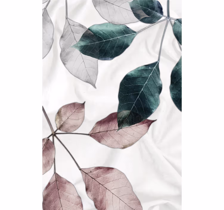 Rollo Wohnzimmer laub botanisches thema - TenStickers