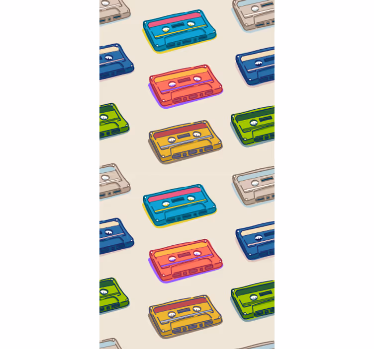 Gamer rollo bunte kassetten - TenStickers
