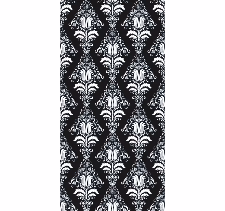 Rollo fenster elegant mit zeitlosem botanischen muster - TenStickers