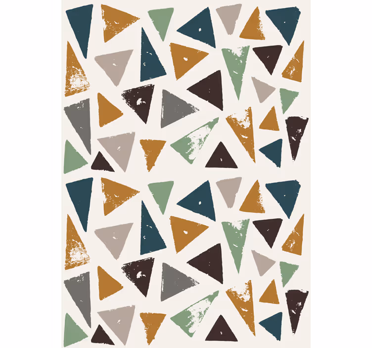 Rollo Fenster Hochzeit geometrisches dreiecksmotiv - TenStickers