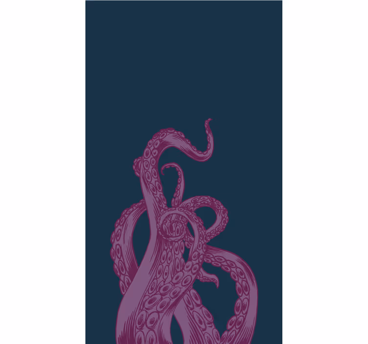 Rollo fenster tiermuster mit oktopus tentakel design - TenStickers