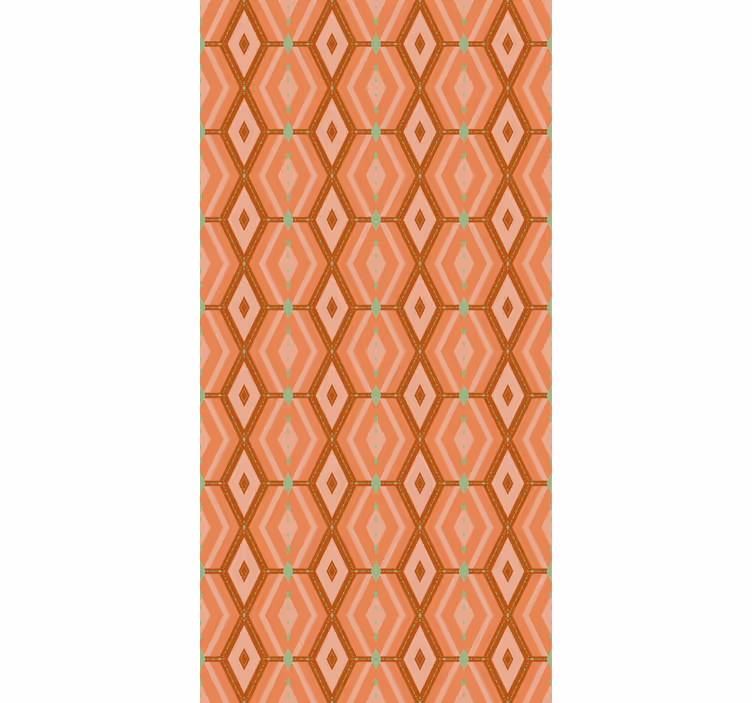 Klassische Rollos 30er herbsttöne geometrisch - TenStickers