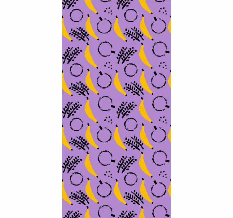 Rollo fenster obst mit bananenmuster design - TenStickers