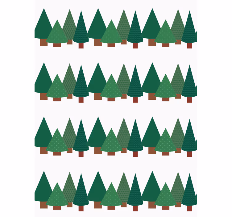 Rollo Fenster Baum einfaches waldmuster - TenStickers