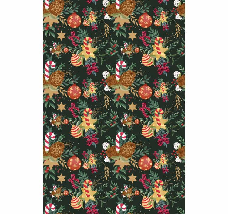 Rollo Fenster Blumen festliche süßigkeitenelemente - TenStickers