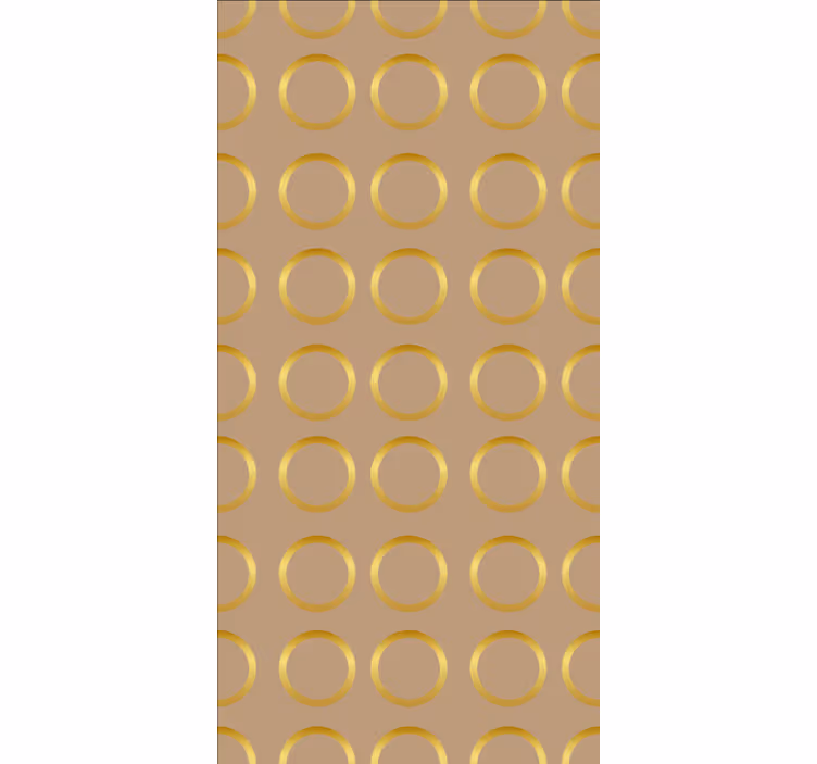 Rollo Fenster mit Muster geometrisches kreisthema - TenStickers