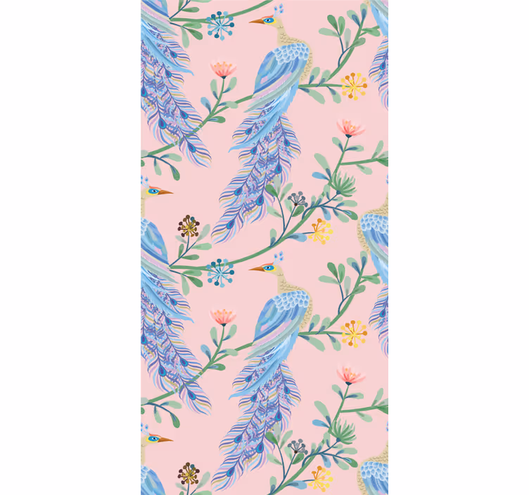 Rollo Fenster Blumen und Pflanzen tropisches vogeldesign - TenStickers